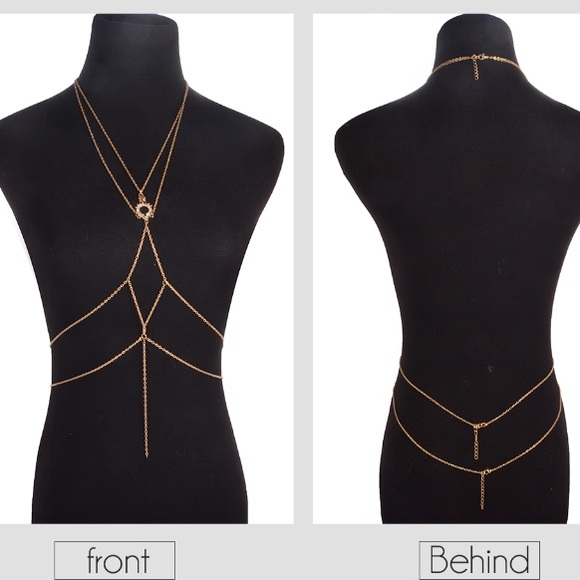 NEW SEXY STATEMENT BODY CHAIN - Picture 3 of 5